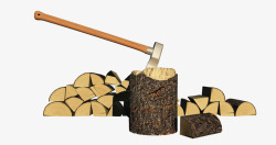森林伐木素材