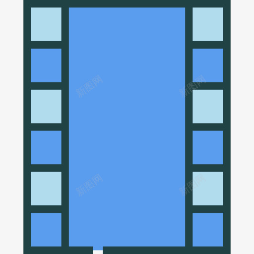 胶片图标png_新图网 https://ixintu.com 器皿 多媒体 娱乐 工具 底片 摄影 消极 电影胶片 胶卷 音乐