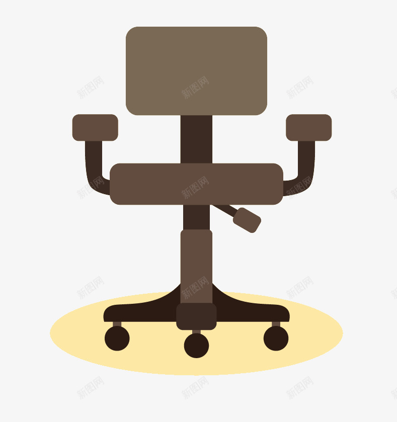 现代电脑椅png免抠素材_新图网 https://ixintu.com 办公椅子 椅子 现代家居 电脑椅