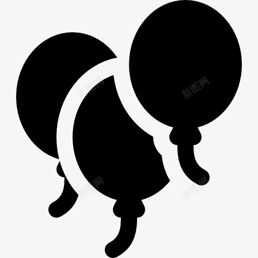 气球图标png_新图网 https://ixintu.com 党 庆典 气球 装饰