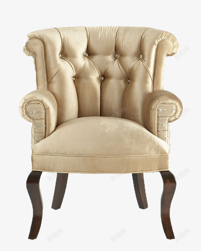 咖啡贵宾椅png免抠素材_新图网 https://ixintu.com 商务 椅子 简约 设计 贵宾椅