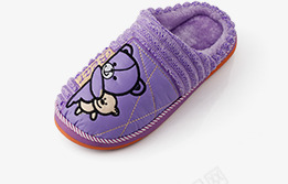 女士紫色棉拖鞋png免抠素材_新图网 https://ixintu.com 图片 女士 拖鞋 紫色