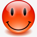 快乐红色的笑脸DarkGlassReworkedpng免抠素材_新图网 https://ixintu.com happy red smiley 快乐 笑脸 红色的