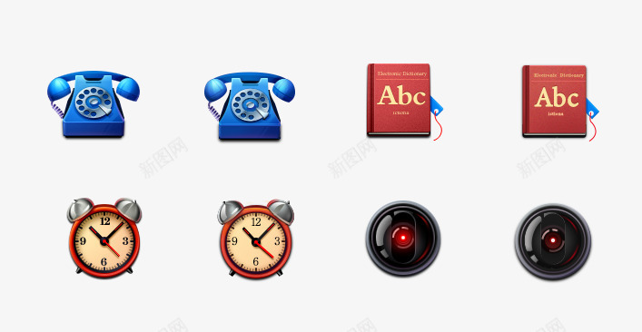 可爱APP小图标合集PSD源文件psd_新图网 https://ixintu.com 可爱图标 小图标合集 质感图标