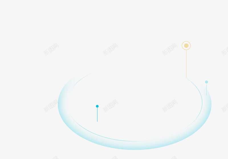 蓝色圈圈科技图标png_新图网 https://ixintu.com 图标 圈圈 科技 蓝色