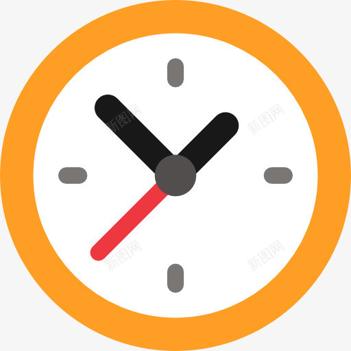 圆形时钟图标png_新图网 https://ixintu.com 圆形时钟 定时器 形状圆图案图标 手表 技术 时间 钟表