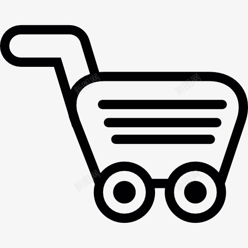 购物推车图标png_新图网 https://ixintu.com 商务车 在线商店 网上商店 购物车 超市