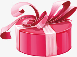 扁平礼物盒粉色礼物盒高清图片