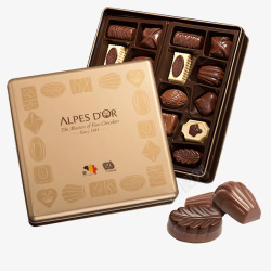 精品盒巧克力盒子情人节精美巧克力盒装免高清图片