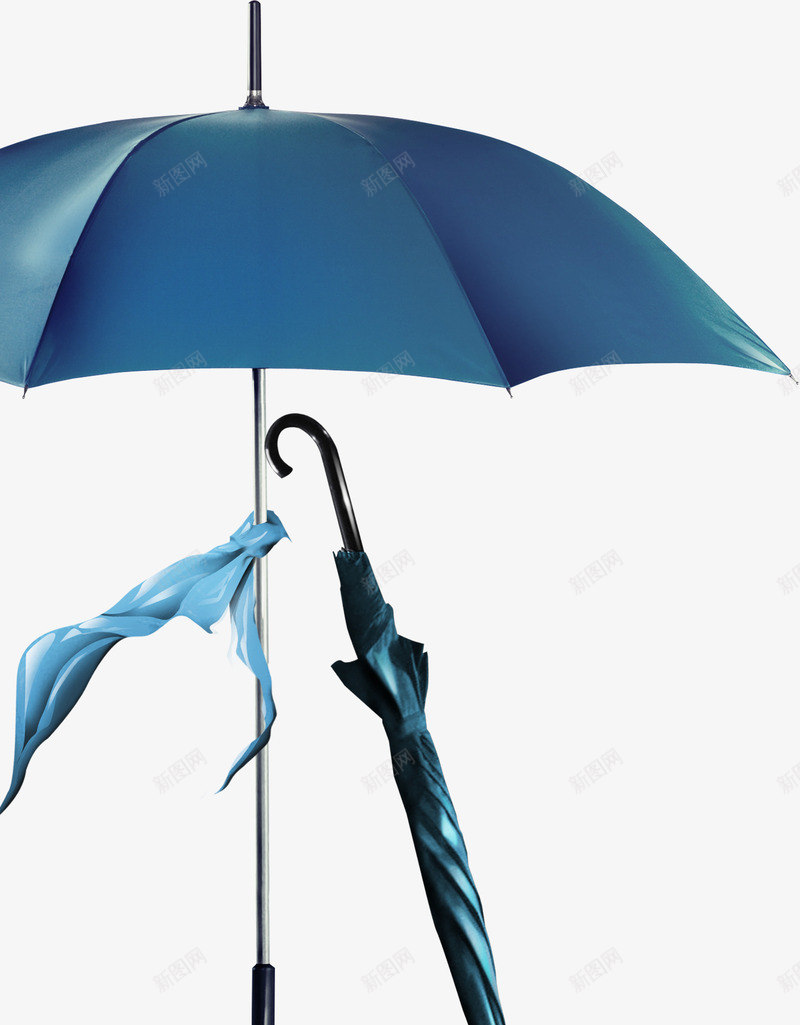 蓝色雨伞png免抠素材_新图网 https://ixintu.com 伞 围巾 折叠伞 遮阳伞 雨伞棒 雨具