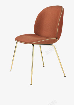枣红色装饰休闲椅子素材