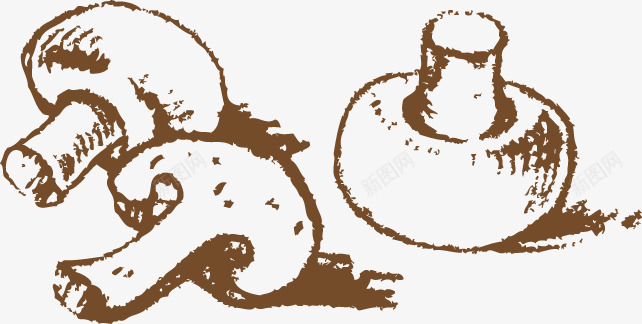 卡通手绘蘑菇png免抠素材_新图网 https://ixintu.com 卡通 手绘 插画 植物 简笔画 营养 蘑菇 食物