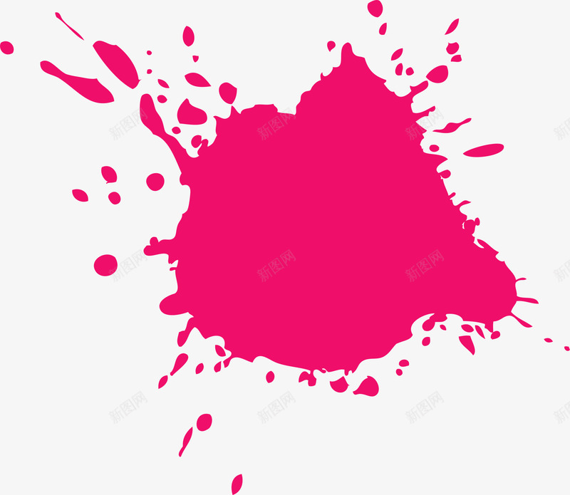 紫红色简约涂料png免抠素材_新图网 https://ixintu.com 创意 水彩 油漆 涂料 清新 简约 紫红色 花纹