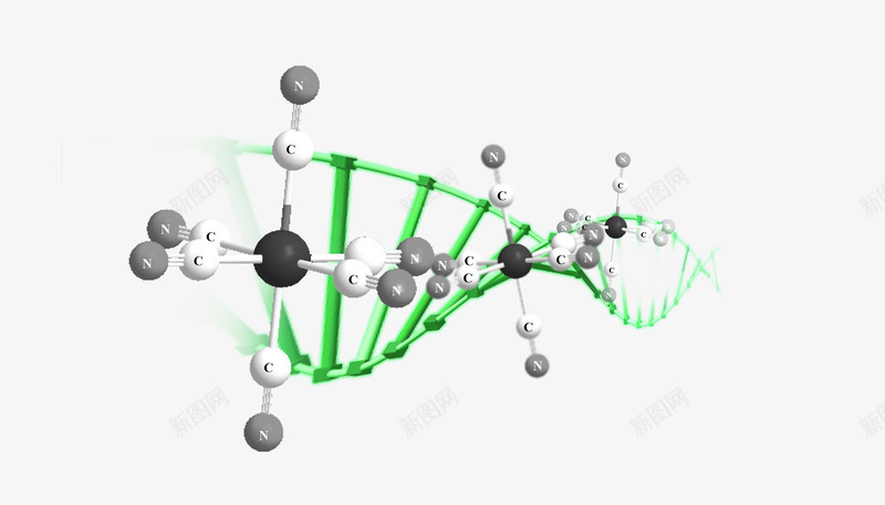 医疗分子科技psd免抠素材_新图网 https://ixintu.com png元素 分子 化学结构 医疗科技