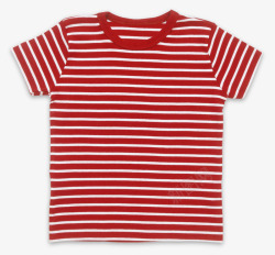 红色t型台儿童条纹衫高清图片