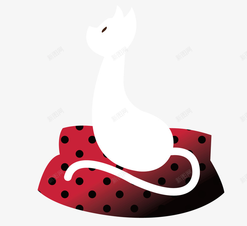 可爱的猫咪矢量图ai免抠素材_新图网 https://ixintu.com 卡通 可爱动物 小猫 猫咪 矢量素材 矢量图