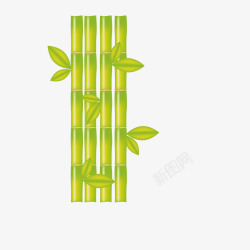 绿色竹排绿色竹子矢量图高清图片