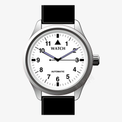 黑白手表刻度表表盘素材