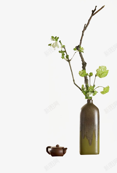 花瓶插画美景植物png免抠素材_新图网 https://ixintu.com 插画 植物 美景 花瓶