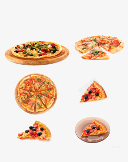 各式各样的披萨图案合集素材