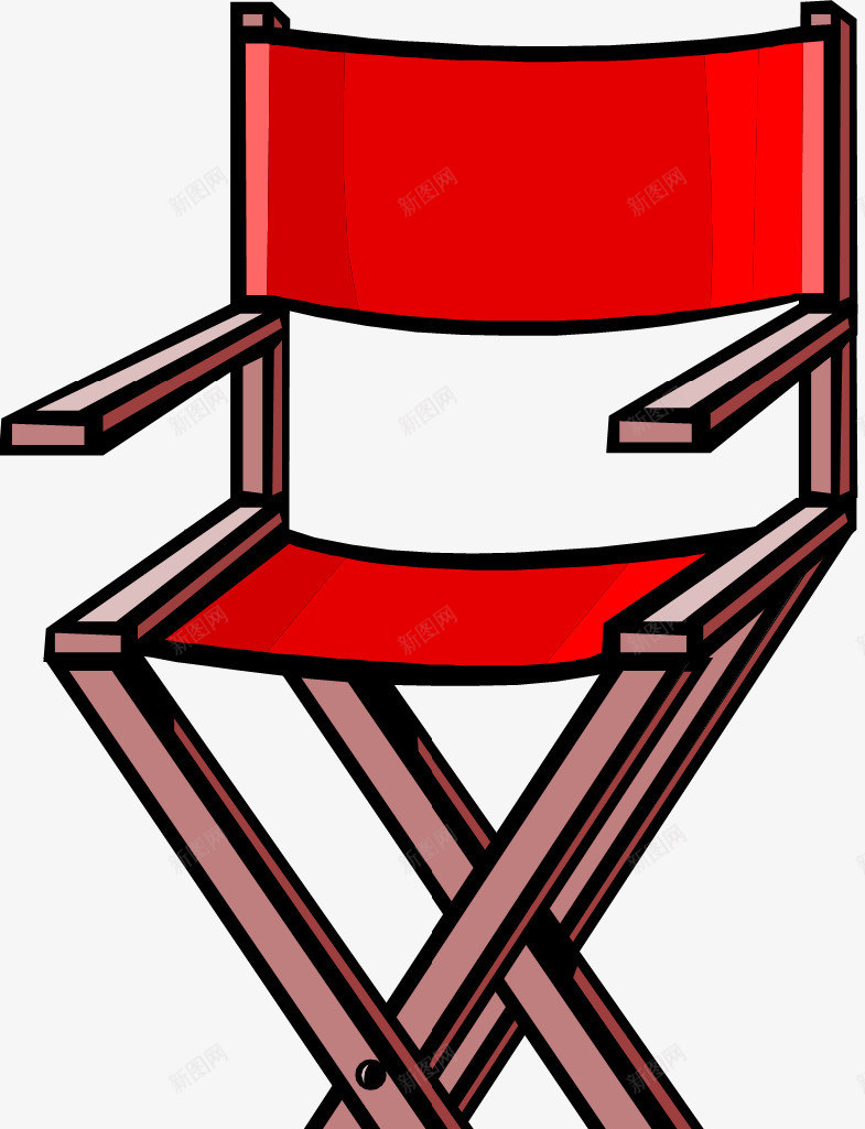 椅子png免抠素材_新图网 https://ixintu.com 家具 导演凳 椅子 高椅