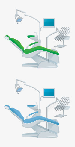 牙镜牙医手术台高清图片
