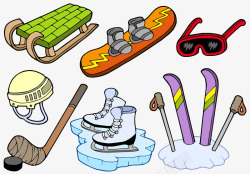 玩耍工具滑雪工具高清图片