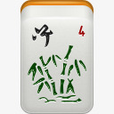 花竹子麻将mahjongicons图标png_新图网 https://ixintu.com 4 bamboo flower mahjong 竹子 花 麻将