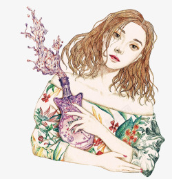 人物花瓶性感女孩高清图片