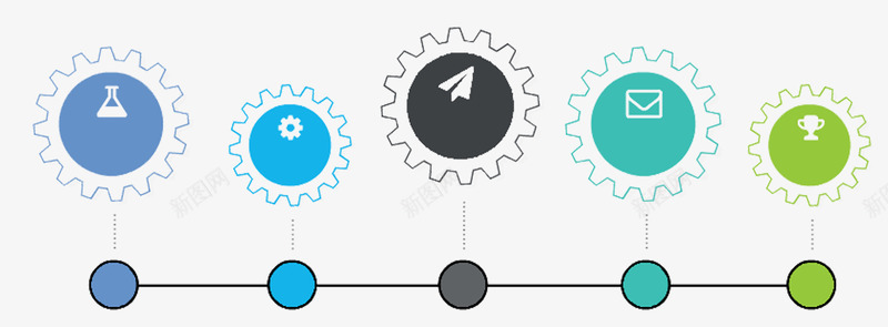 齿轮与时间点png免抠素材_新图网 https://ixintu.com 时间点 齿轮