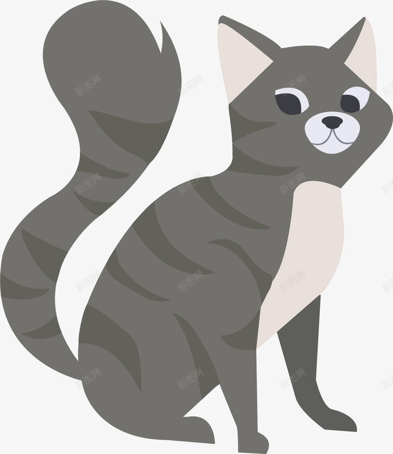 小黑猫图案png免抠素材_新图网 https://ixintu.com 小猫 小黑猫 猫 猫抠图
