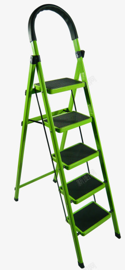 绿色铝合金楼梯素材