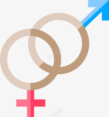 性别符号矢量图图标图标