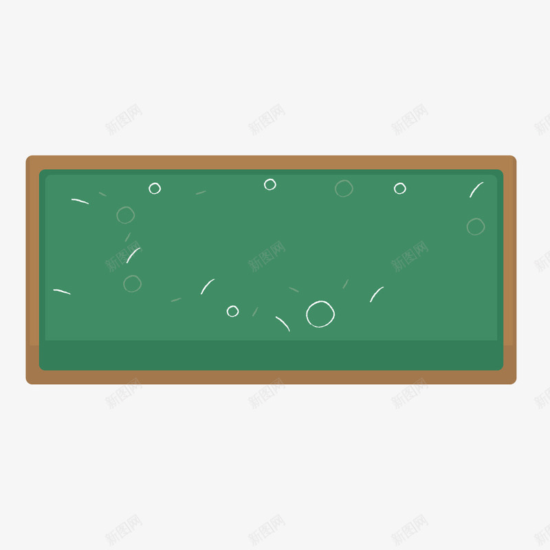 绿色黑板矢量图ai免抠素材_新图网 https://ixintu.com 学校 教学 教室 模板 矢量图 老师