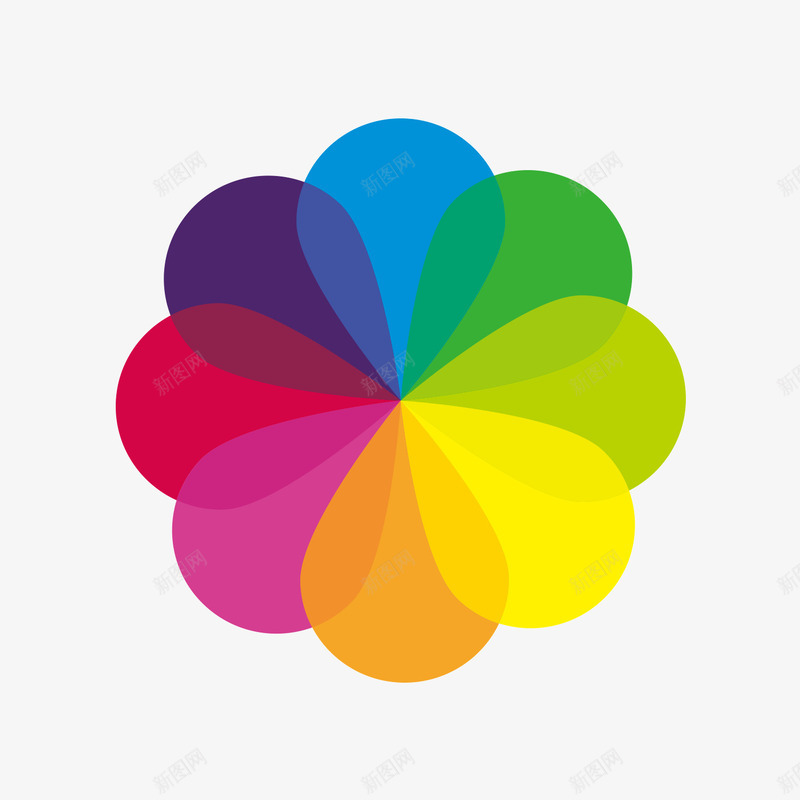 彩色叠加分析png免抠素材_新图网 https://ixintu.com 叠加 彩色 素材 颜色
