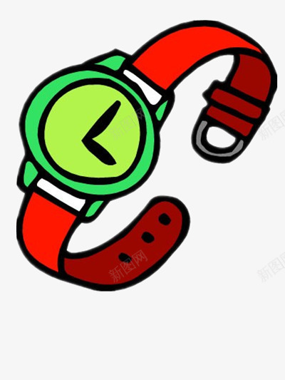 儿童手表简笔画png免抠素材_新图网 https://ixintu.com 卡通 图片 实用 时间