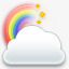 彩虹云图标png_新图网 https://ixintu.com cloud cloudy rainbow weather 云 多云的 天气 彩虹