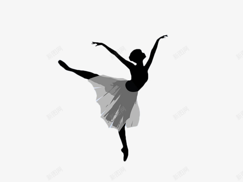 手绘黑色芭蕾舞者png免抠素材_新图网 https://ixintu.com 手绘 服装 舞蹈 芭蕾 芭蕾舞者 芭蕾裙 裙子 跳舞 黑色
