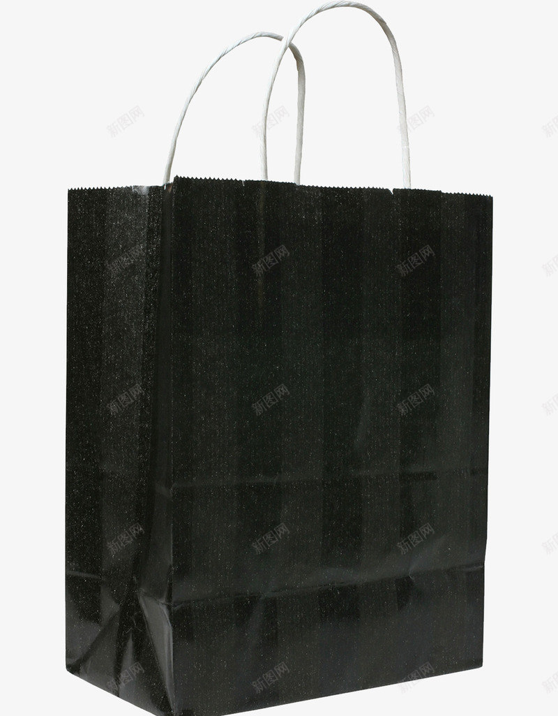 黑色手挽袋png免抠素材_新图网 https://ixintu.com 手提纸袋 拍摄 环保 购物袋
