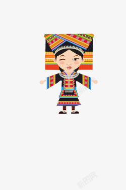 乌兹别克族异族女生高清图片