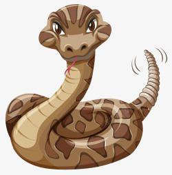蛇插画响尾蛇高清图片