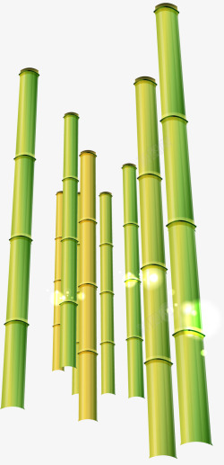 绿色竹子图案矢量图素材