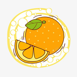 桔子饮品橘子高清图片