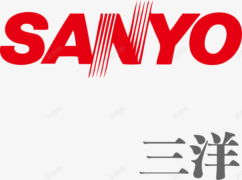 三洋LOGO矢量图图标ai_新图网 https://ixintu.com LOGO SANYO 三洋 电子 科技 矢量图