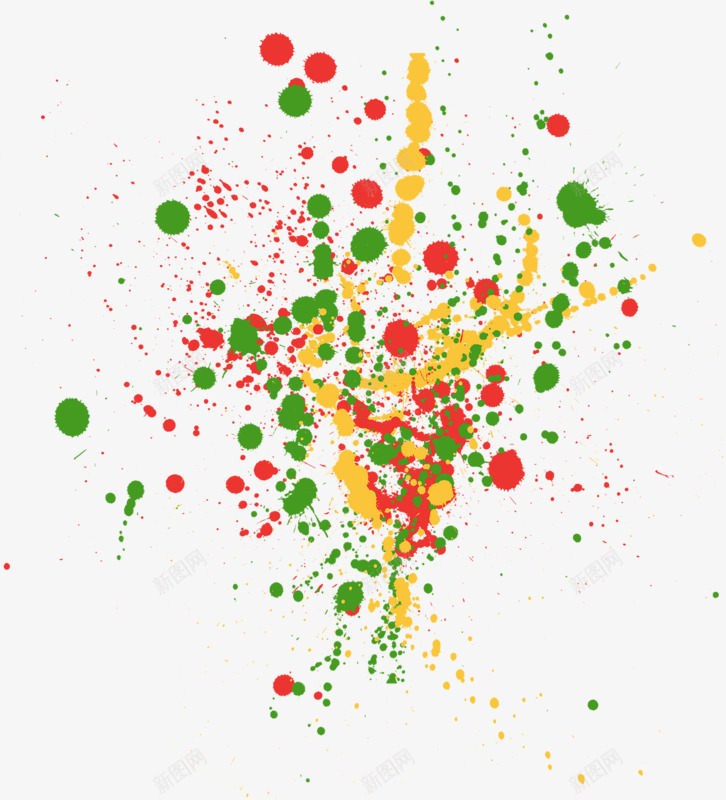 彩色水墨png免抠素材_新图网 https://ixintu.com 墨水 彩膜 彩色