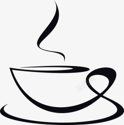 卡通的咖啡杯下午茶饮料图图标高清图片