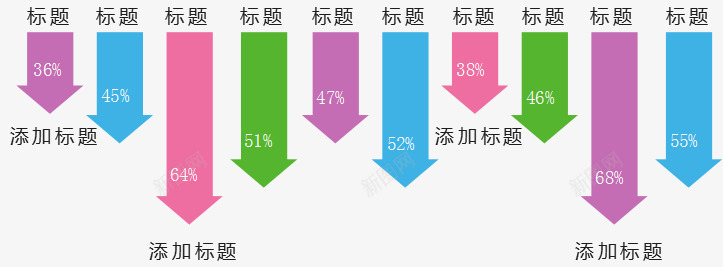 PPT模板png免抠素材_新图网 https://ixintu.com PPT模板 工作汇报 文字背景 文本框 箭头 课件模板