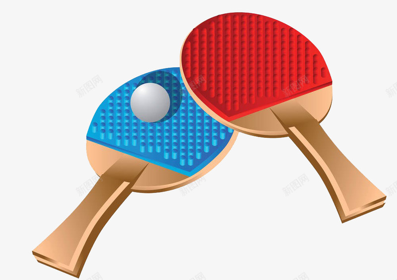 一对乒乓球拍png免抠素材_新图网 https://ixintu.com 一对乒乓球拍矢量 乒乓球 乒乓球拍插画 体育设备 健身 娱乐 比赛 爱好 球拍 竞争 红色球拍