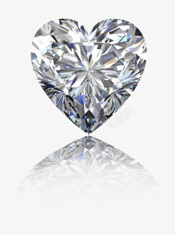 钻石心形心形钻石高清图片