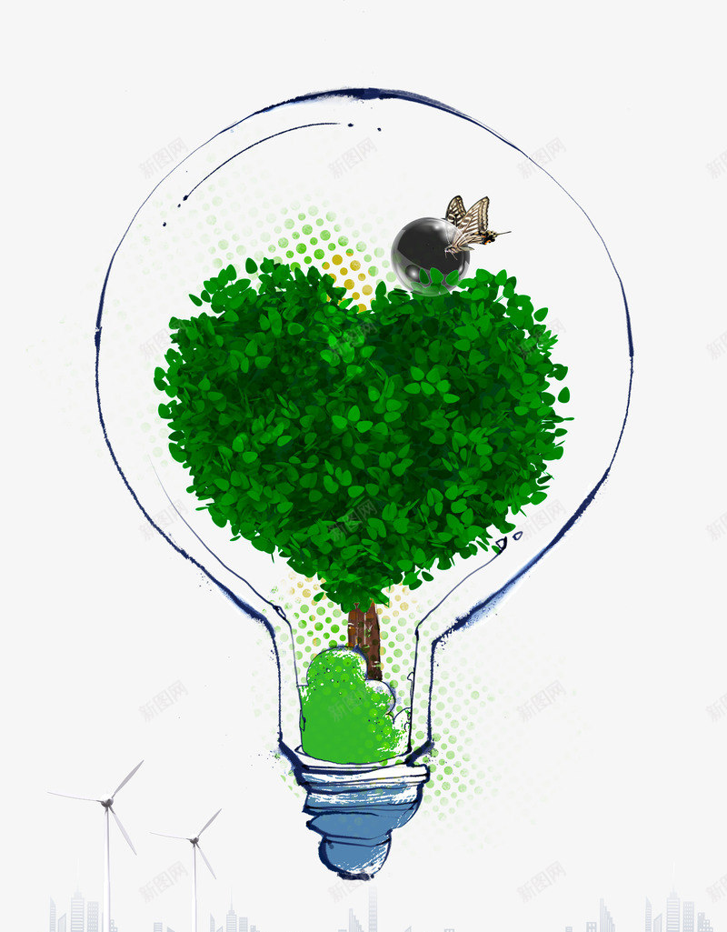 灯泡照明png免抠素材_新图网 https://ixintu.com 公益 创意 灯 灯具 灯泡 点灯 照明 环保 现代 生活元素 科技 绿色环保 节能